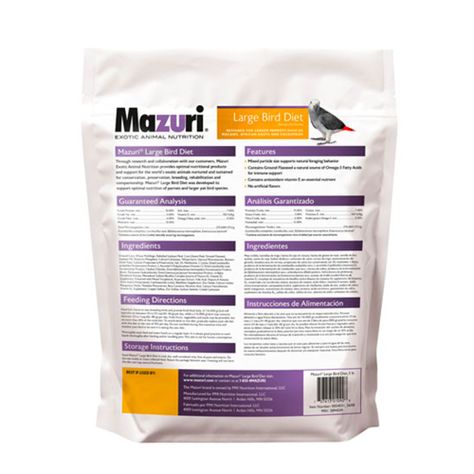 Mazuri Alimento Aves Grandes ( 1,36 Kg)-1