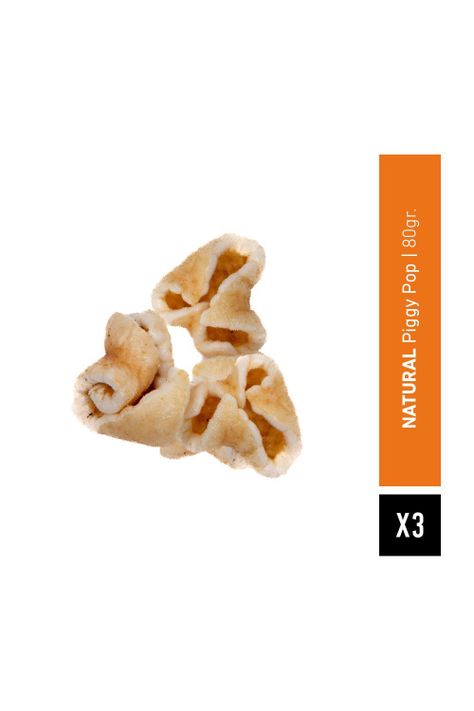 Natural Dog Snack Piggy Pop 80grs Pack x3-2