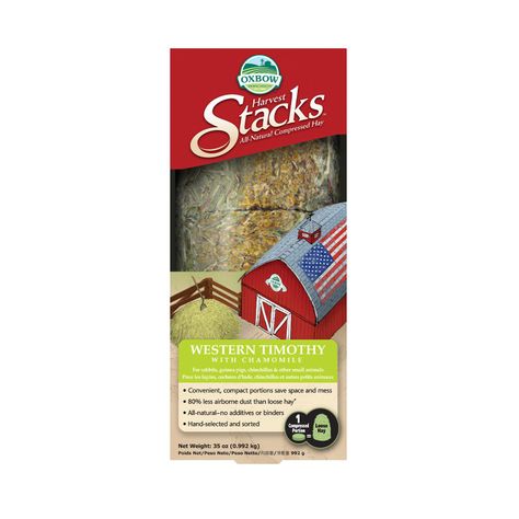 Oxbow Harvest Stacks Timothy con Manzanilla 992 GR-0