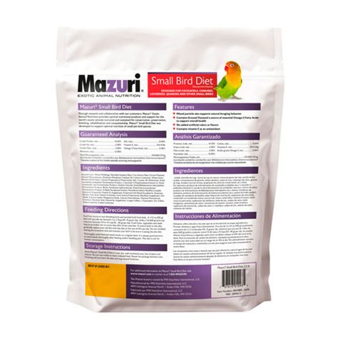 Mazuri Alimento Aves Pequeñas 1.13 Kg-4