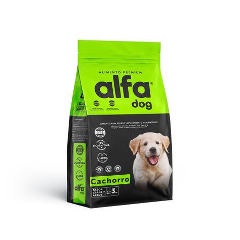 ALIMENTO PERROS ALFA DOG PREMIUM CACHORRO 3 KG-0