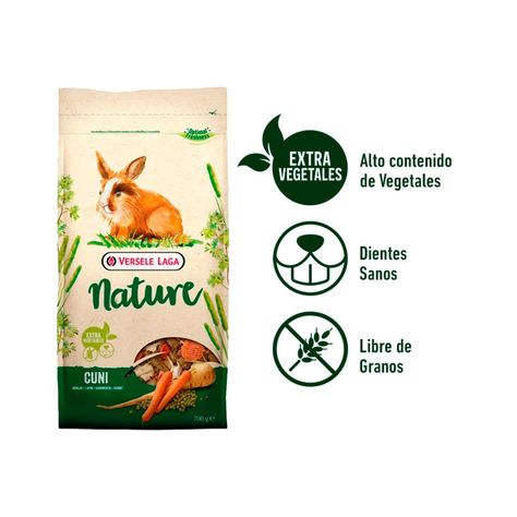 Alimento Conejos Nature Versele Laga 700g-2