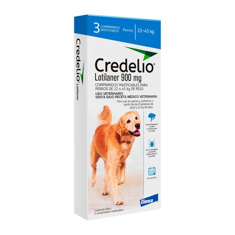 Antiparasitario Perro Credelio 900mg X3 (22 a 45kg)-0