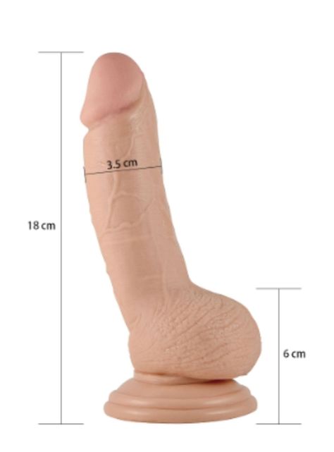 Dildo Consolador Real Extreme 7 (18cm)-1