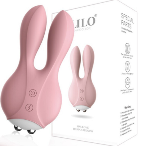 Vibrador Estimulador de Pezón, Clítoris y Punto G (Conejo) Choque Eléctrico -0