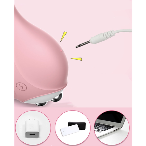 Vibrador Estimulador de Pezón, Clítoris y Punto G (Conejo) Choque Eléctrico -2