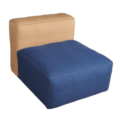 Seccional HAY 1 Cuerpo Azul y Beige, Medio-1