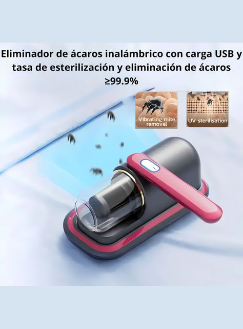 Aspiradora Inalámbrica Eliminadora de Ácaros al Vacío-2