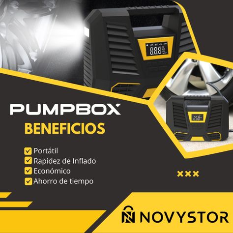 Compresor De Aire Portátil Digital 12v Profesional-2