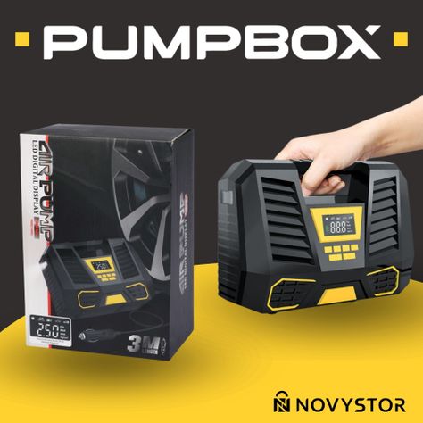 Compresor De Aire Portátil Digital 12v Profesional-6