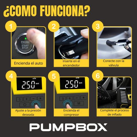 Compresor De Aire Portátil Digital 12v Profesional-9