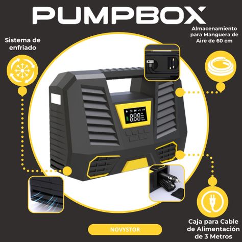 Compresor De Aire Portátil Digital 12v Profesional-5
