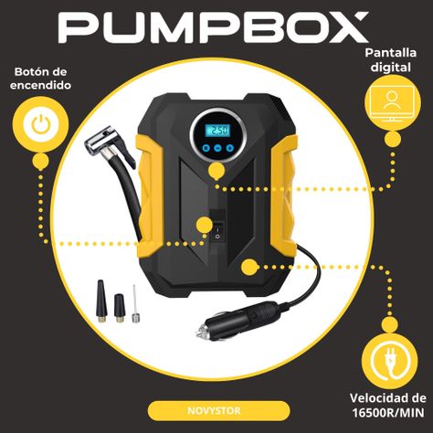 Compresor De Aire Portátil Digital 12v Todo Neumático-5