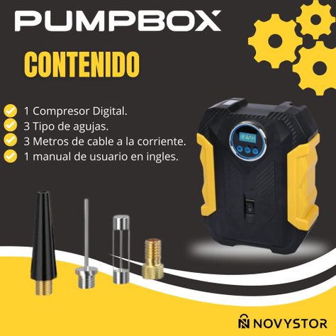 Compresor De Aire Portátil Digital 12v Todo Neumático-7