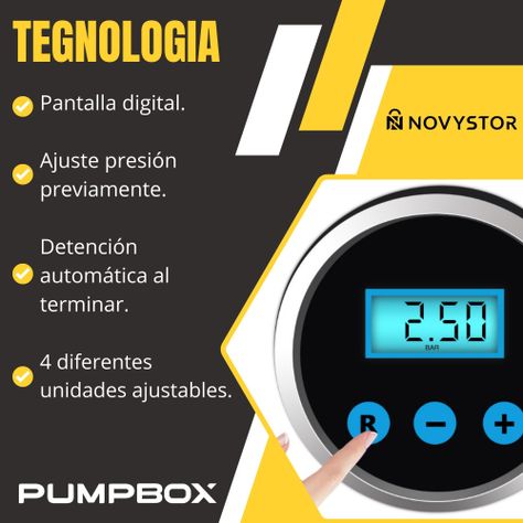 Compresor De Aire Portátil Digital 12v Todo Neumático-8