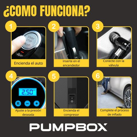 Compresor De Aire Portátil Digital 12v Todo Neumático-9