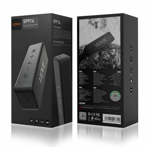 Parlante VIDVE Bluetooth SP194 Portátil Negro-5