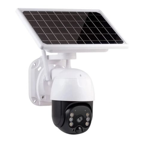 Cámara de Seguridad Panel Solar Wifi Exterior Hd 1280p-0