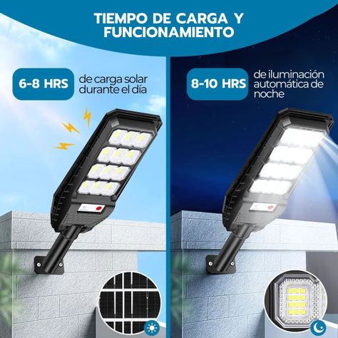 Foco LED Solar 300W Exterior IP67 Sensor de Movimiento-7