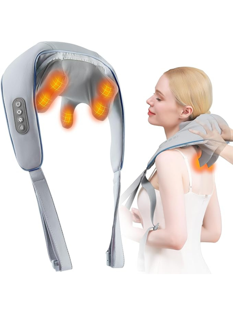 Masajeador Inalámbrico Para Cuello y Cervical con Calor-0