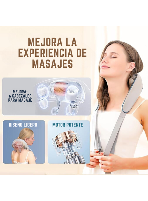 Masajeador Inalámbrico Para Cuello y Cervical con Calor-2