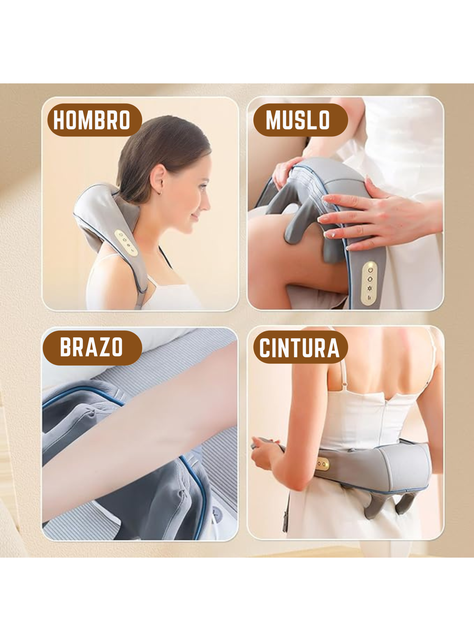 Masajeador Inalámbrico Para Cuello y Cervical con Calor-3