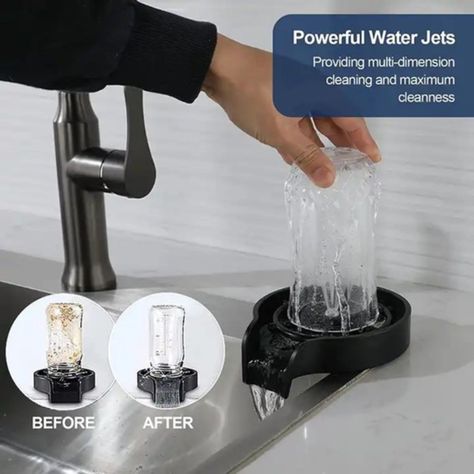 Lavador Limpiador Automático Para Vasos Tazas Copa Cocina-0