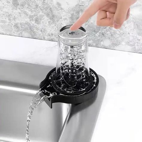 Lavador Limpiador Automático Para Vasos Tazas Copa Cocina-1