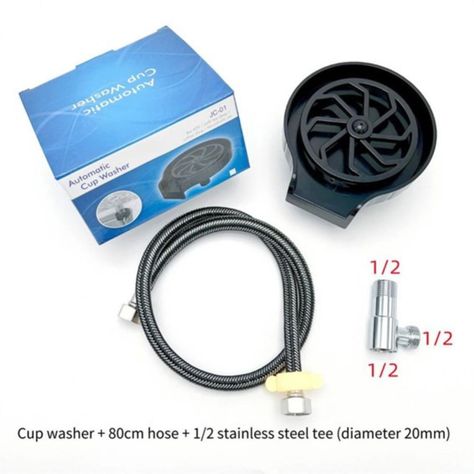 Lavador Limpiador Automático Para Vasos Tazas Copa Cocina-6