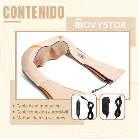 Masajeador Profesional De Espalda Hombro Cuello Relajación-4
