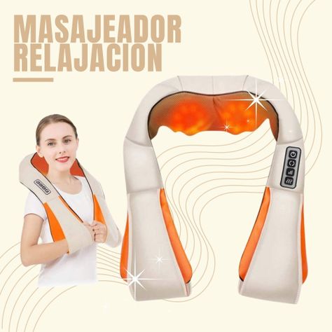 Masajeador Profesional De Espalda Hombro Cuello Relajación-9