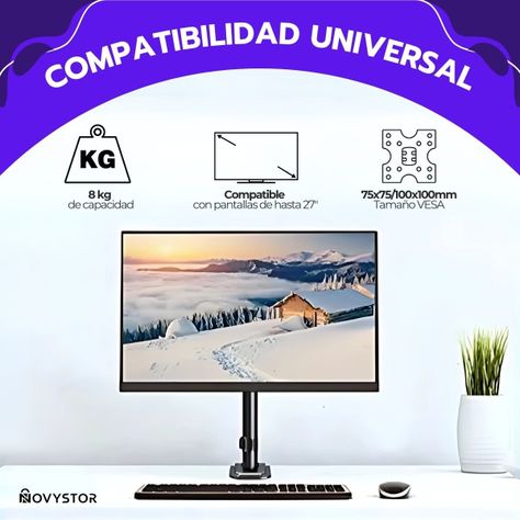 Soporte para TV/Monitor de 13" a 27"-4