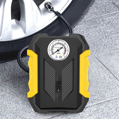 Compresor De Aire Portátil Análogo 12v Todo Neumático-7