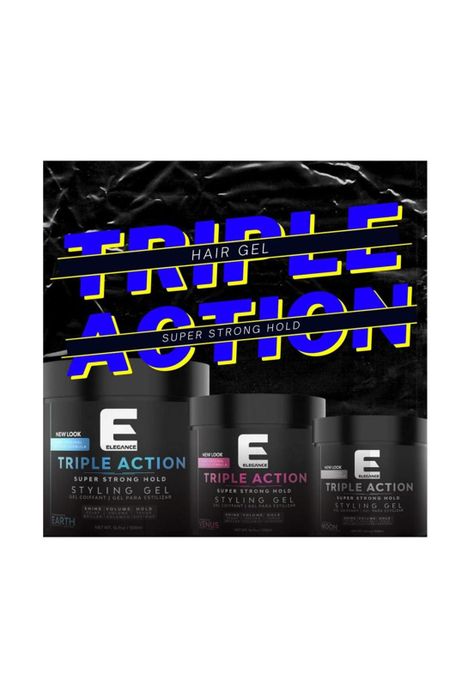 Gel Capilar Triple Acción Elegance Fijación Fuerte Venus 500ML-1