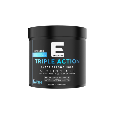 Gel Capilar Elegance Triple Acción Earth Fijación Fuerte 1000ml-0