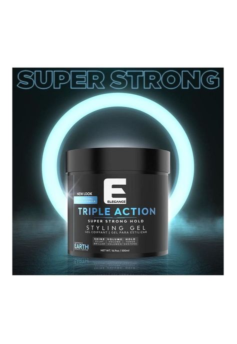 Gel Capilar Elegance Triple Acción Earth Fijación Fuerte 500ml-1
