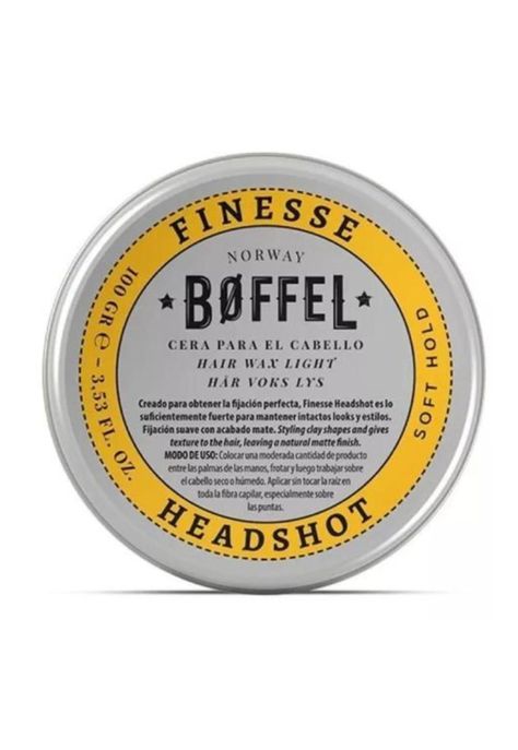 BOFFEL® Hair Wax Soft Hold Cera Finesse Headshot 100gr-3