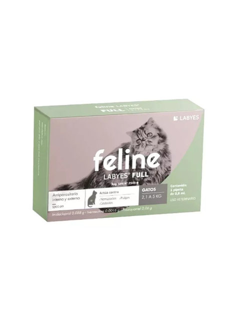 Antiparasitario Externo Interno Feline Fullspot 2.5 a 5 Kg para Gatos-0