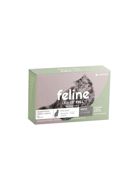 Antiparasitario Externo Interno Feline Fullspot 2.5 a 5 Kg para Gatos-1