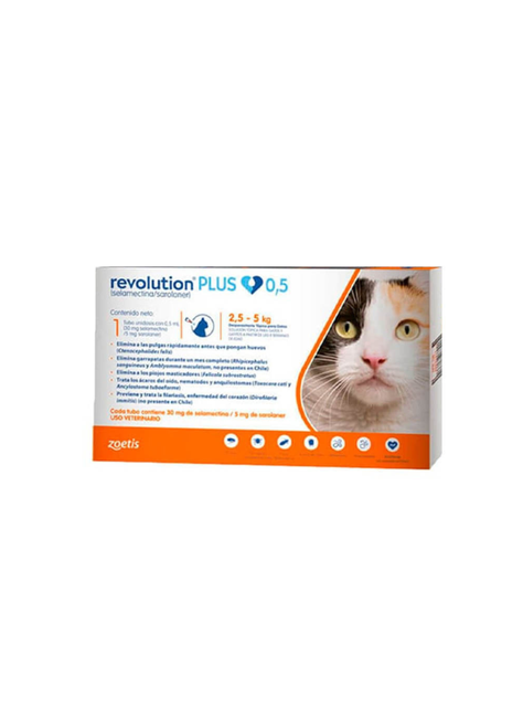 Antiparasitario Revolution Plus 2.5 a 5 kg para Gatos-1