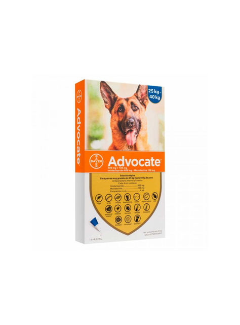 Antiparasitario Externo Interno Advocate 20 a 40 Kg para Perros-1