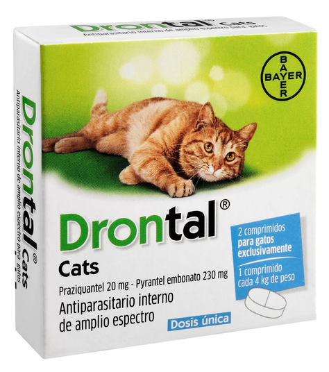 Drontal Gatos 2 Comprimidos-0