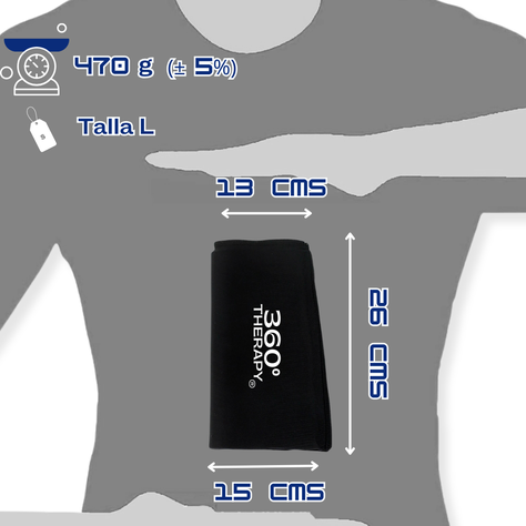 Compresa de Gel 360° Terapia Frío Y Calor. Rodilla Codo Tobillo-6