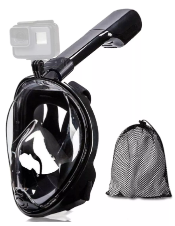 Mascara Snorkel Buceo Base Gopro antiempañante-0