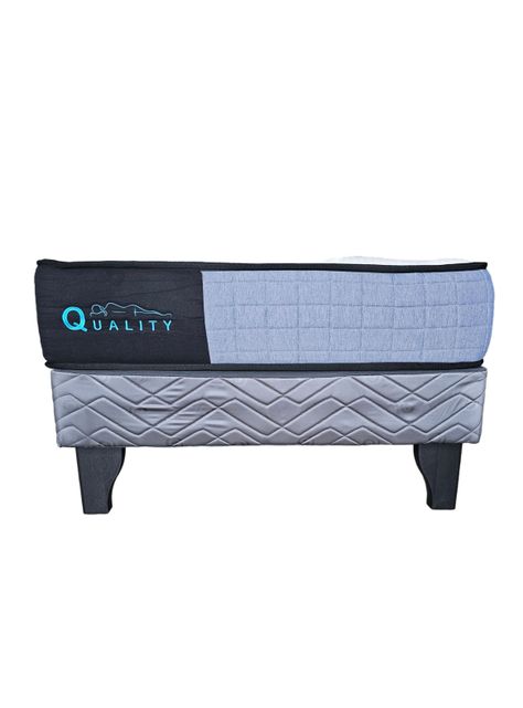 COLCHON 1 1/2 PLAZA C/RESORTES 105X190X26CM GRIS-0