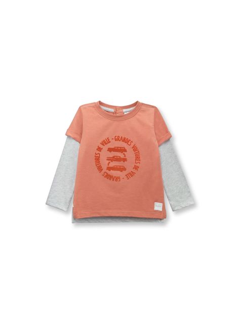 Polera Niño Rojo Brillante (6M A 4A) Opaline-0