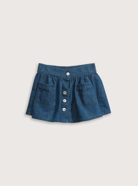 Falda Niña Azul Marino 39525 Opaline-0