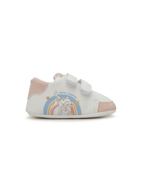 Zapatilla De Bebé Velcro Colores Blanco (14 A 18) Opaline-1