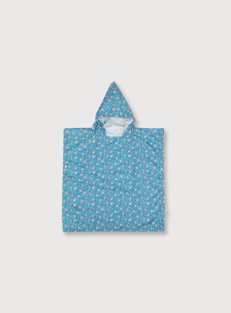 Capa De Baño Niña Turquesa (6M A 4A) Opaline-2