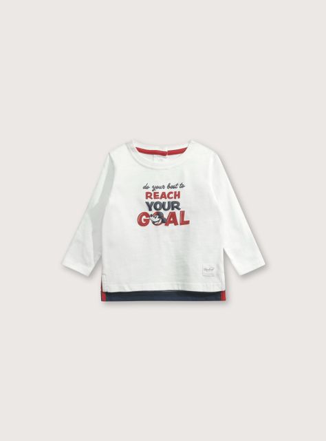 Polera Niño Blanco 38542 OPALINE-0